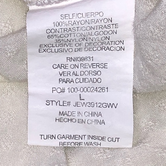 Jolt Vintage Look 3/4 Sleeve Blouse.  224 - Picture 4 of 8